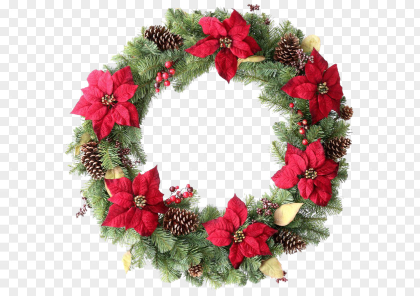 Garland Wreath Christmas Day Ornament PNG