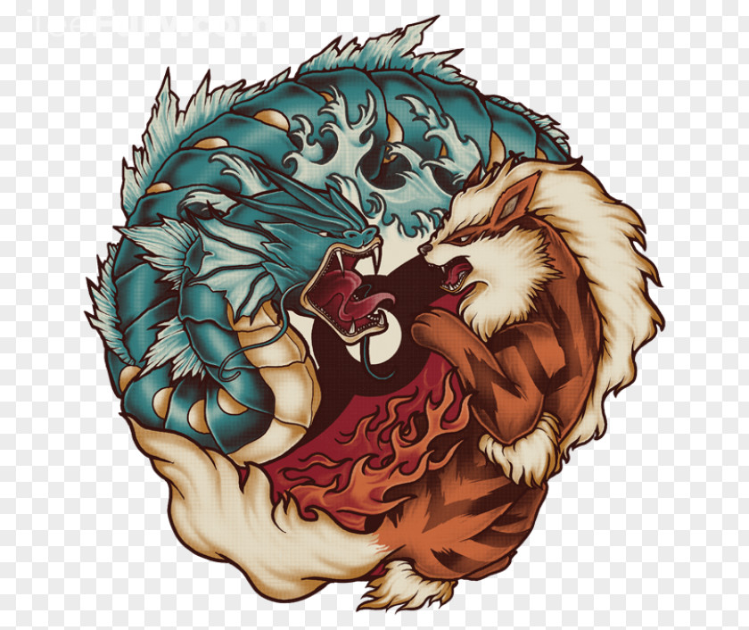 Pokemon Gyarados Arcanine Pokémon Poké Ball T-shirt PNG