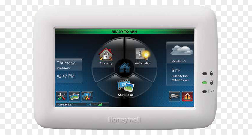 Security Control Honeywell Alarms & Systems Wi-Fi Wireless Home Automation Kits PNG