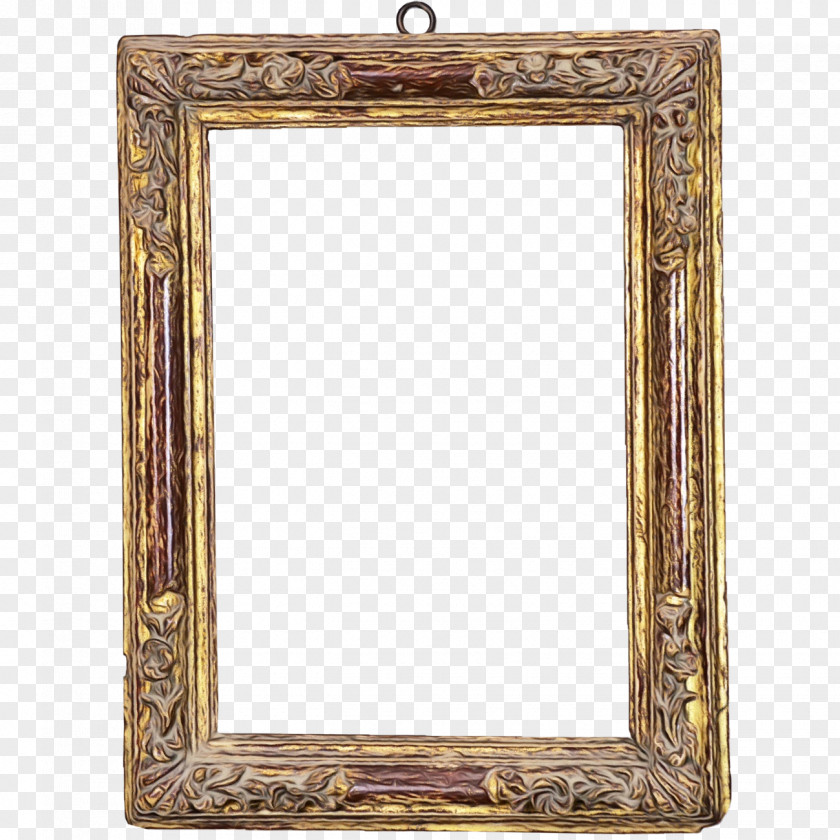 Brass Interior Design Gold Frame PNG