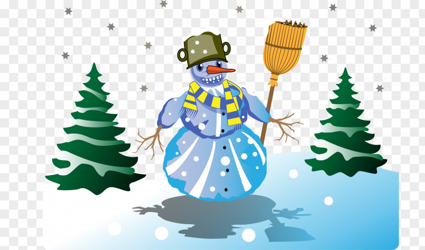 Creative Snowman Download Illustration PNG