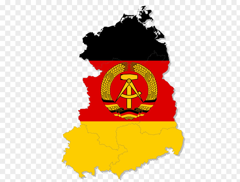 Map West Germany German Reunification Berlin Flag Of PNG