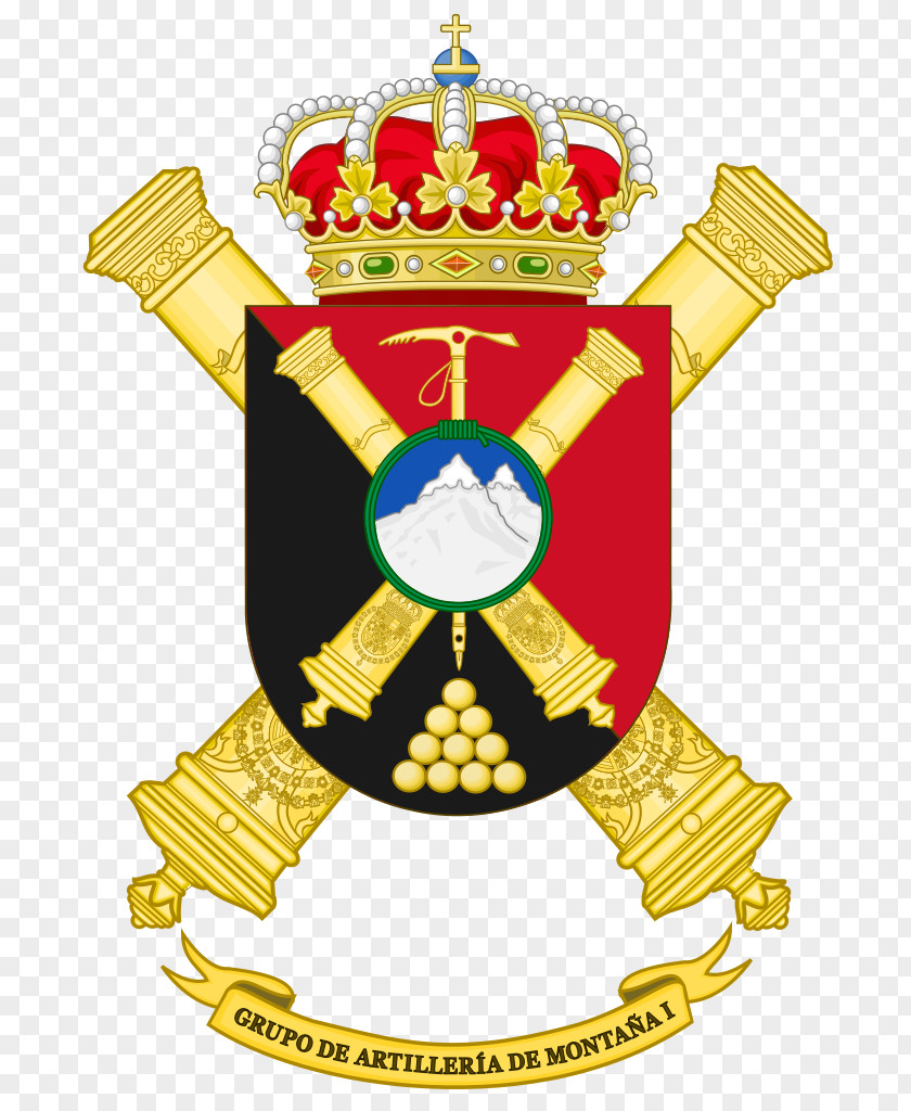 Military Coat Of Arms Field Artillery Spanish Army PNG