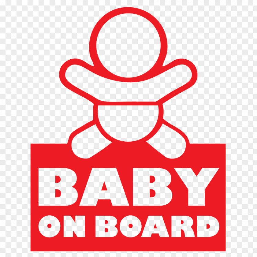 Car Baby On Board Sticker Decal Infant PNG