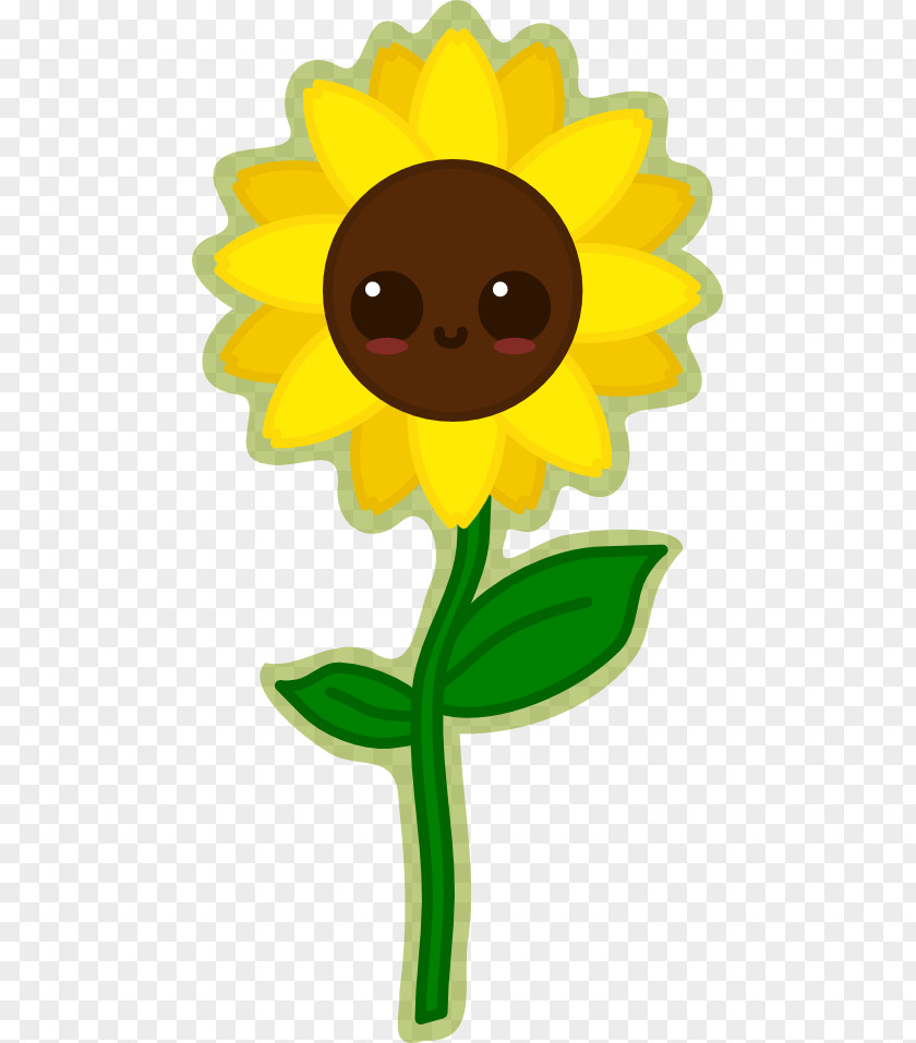 Common Sunflower Drawing Clip Art PNG