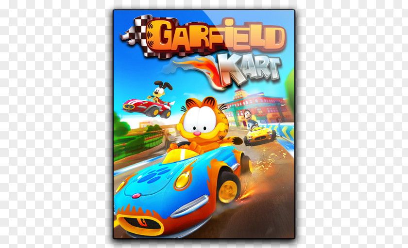 Garfield Kart Fast & Furry Odie Video Game PNG