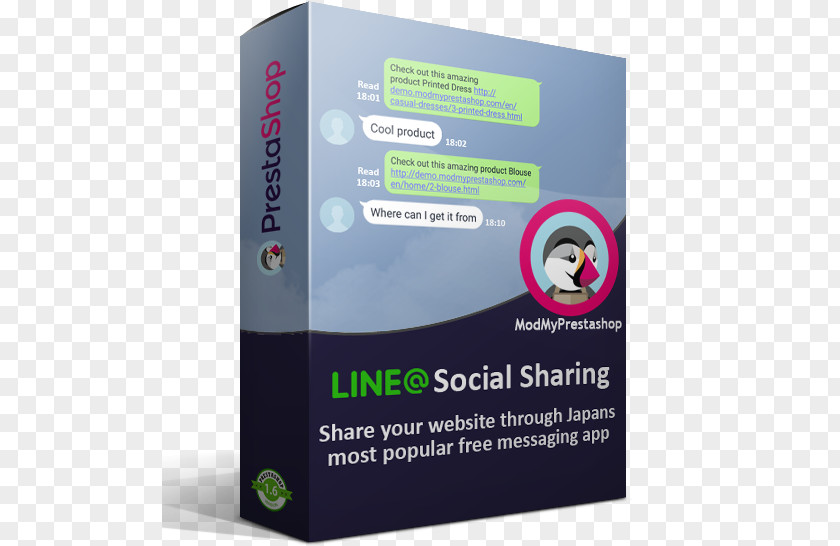 Line PrestaShop LINE Messaging Apps Social Media Instant PNG