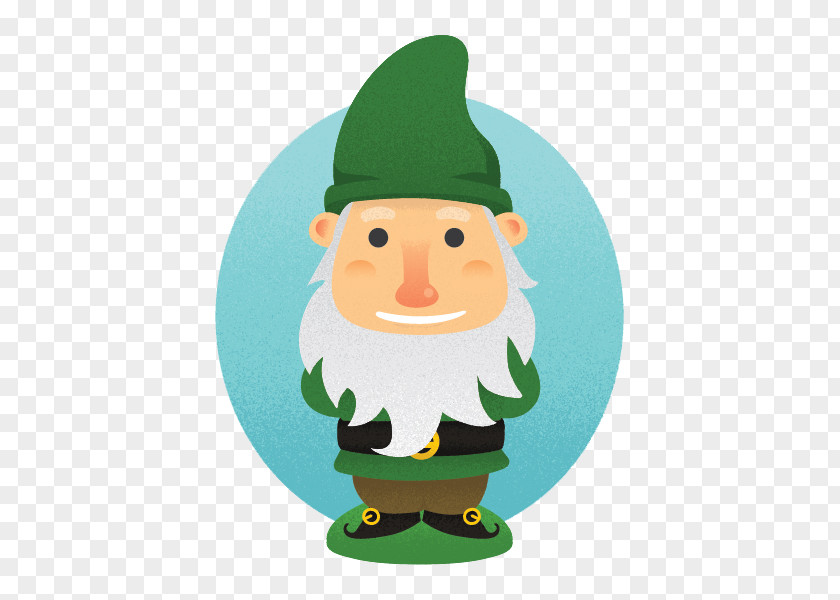 Green Dwarf Cartoon Garden Gnome PNG