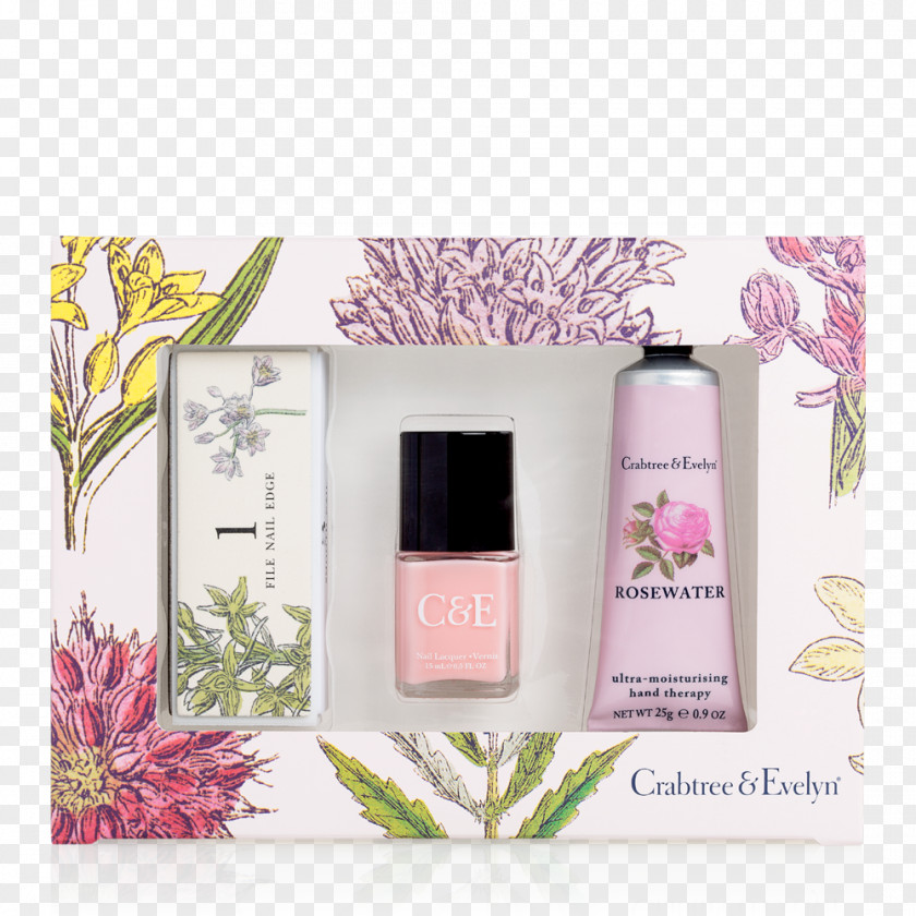 Hand Gift Perfume Lotion Crabtree & Evelyn Nail PNG