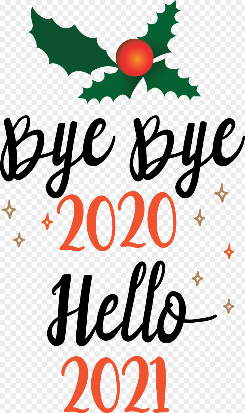 Hello 2021 Year Bye 2020 PNG