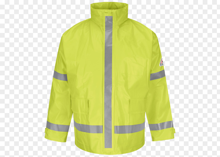 Jacket High-visibility Clothing Raincoat Workwear PNG