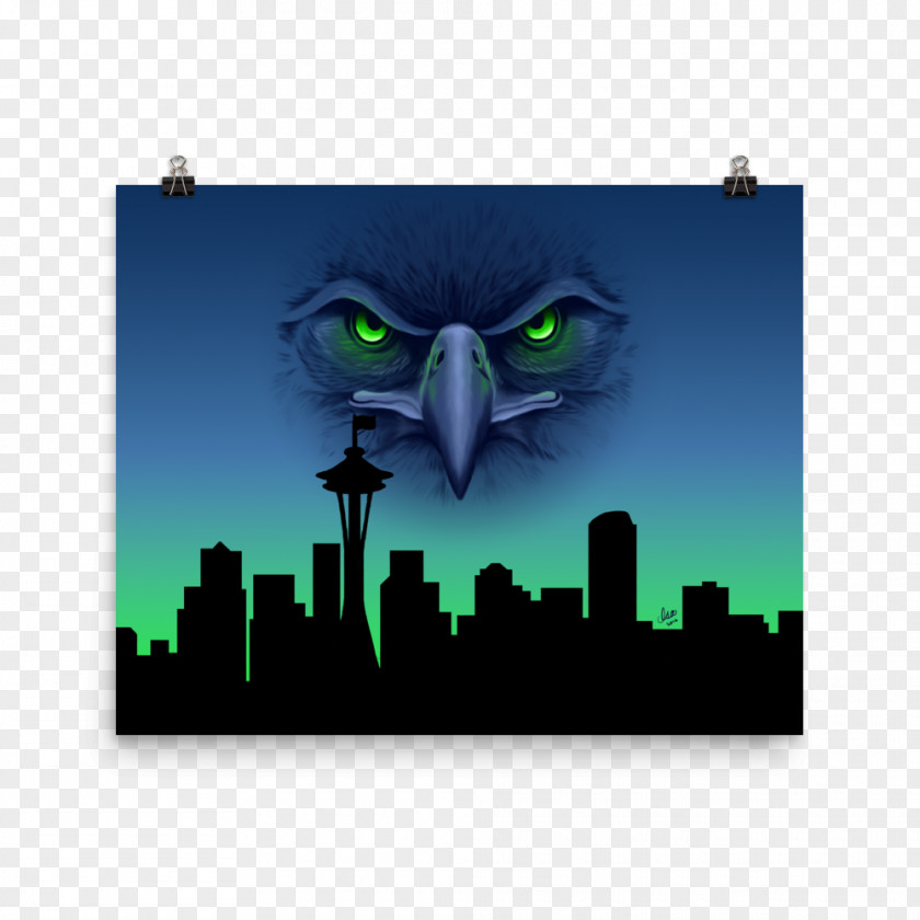 Seattle Seahawks Art Printmaking Bird Of Prey PNG