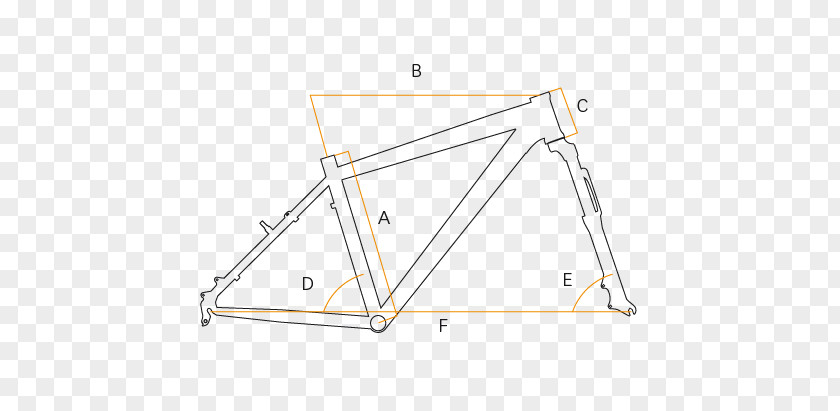 Frame Geometric Shape Triangle Bicycle Frames Point PNG