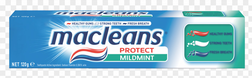 Fresh Mint Maclean's Toothpaste Brand Tooth Enamel Human PNG