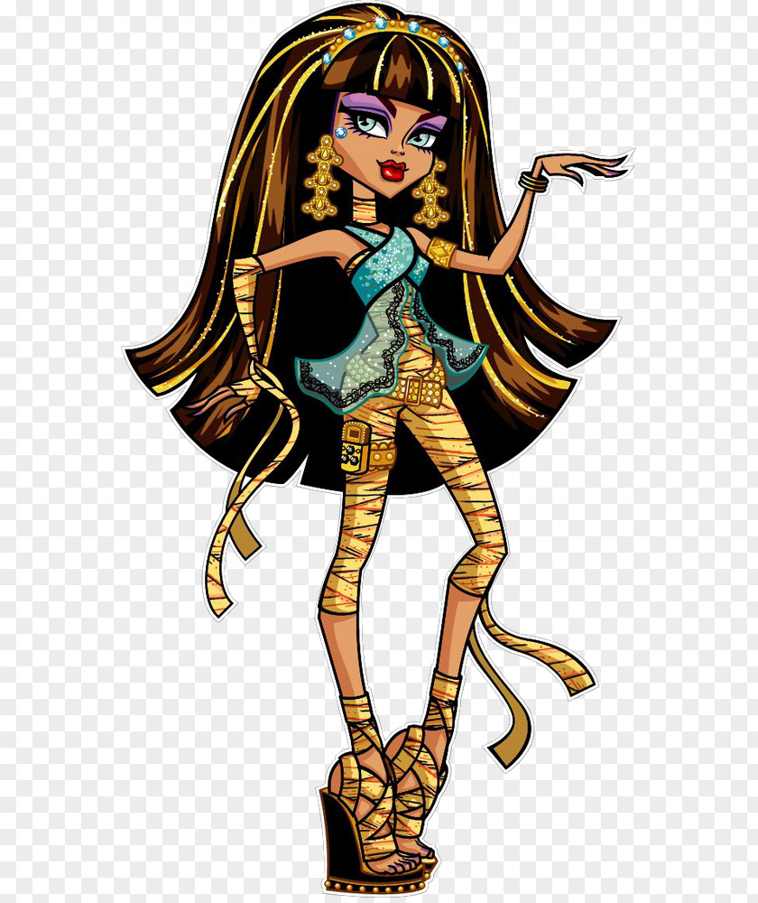 Ghoul Monster High Cleo De Nile Doll PNG
