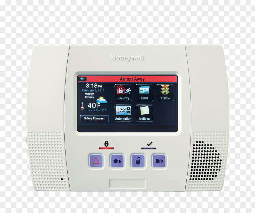 Lynx Security Alarms & Systems Touchscreen Home Automation Kits Alarm Device PNG