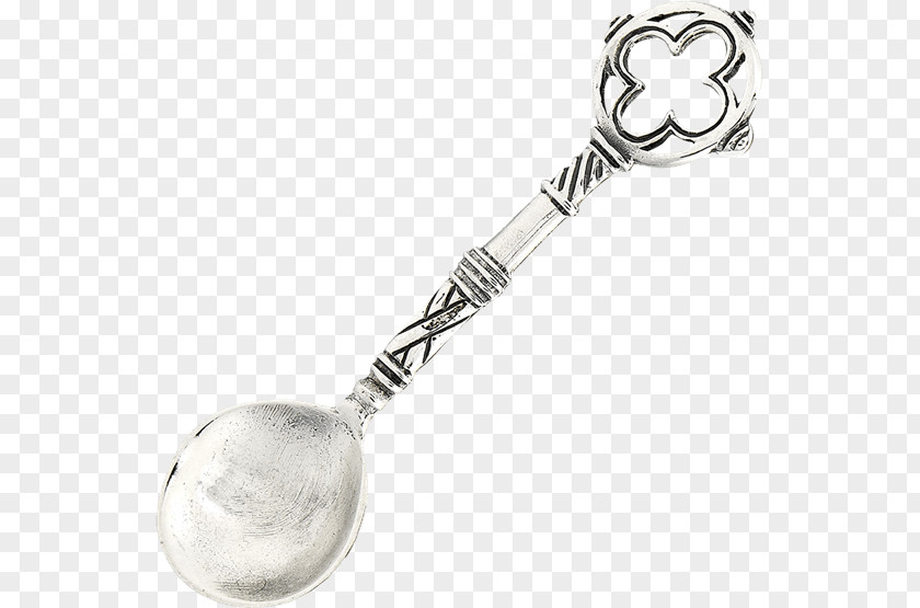 Spoon Salt Silver Body Jewellery PNG