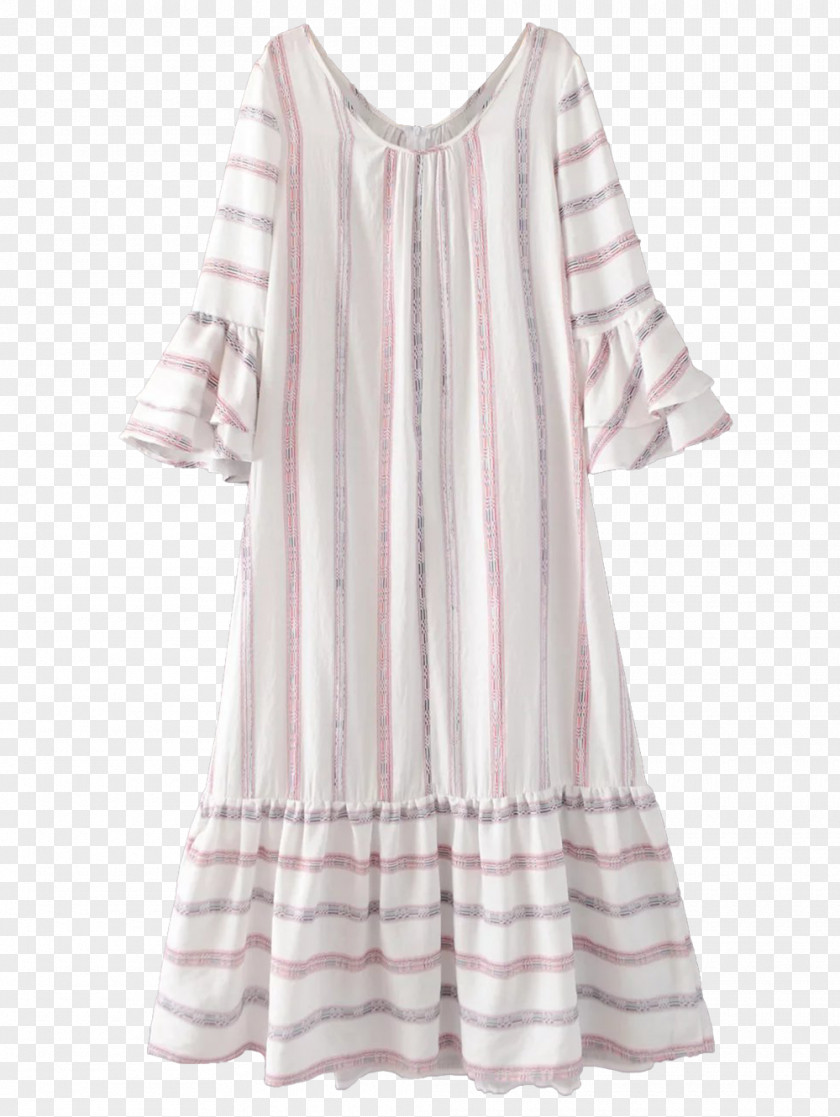 Striped Lines Dress Clothing Sleeve Neckline Fashion PNG