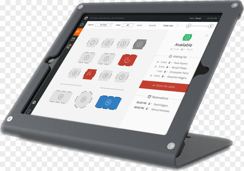 Table Reservation Restaurant Management System PNG