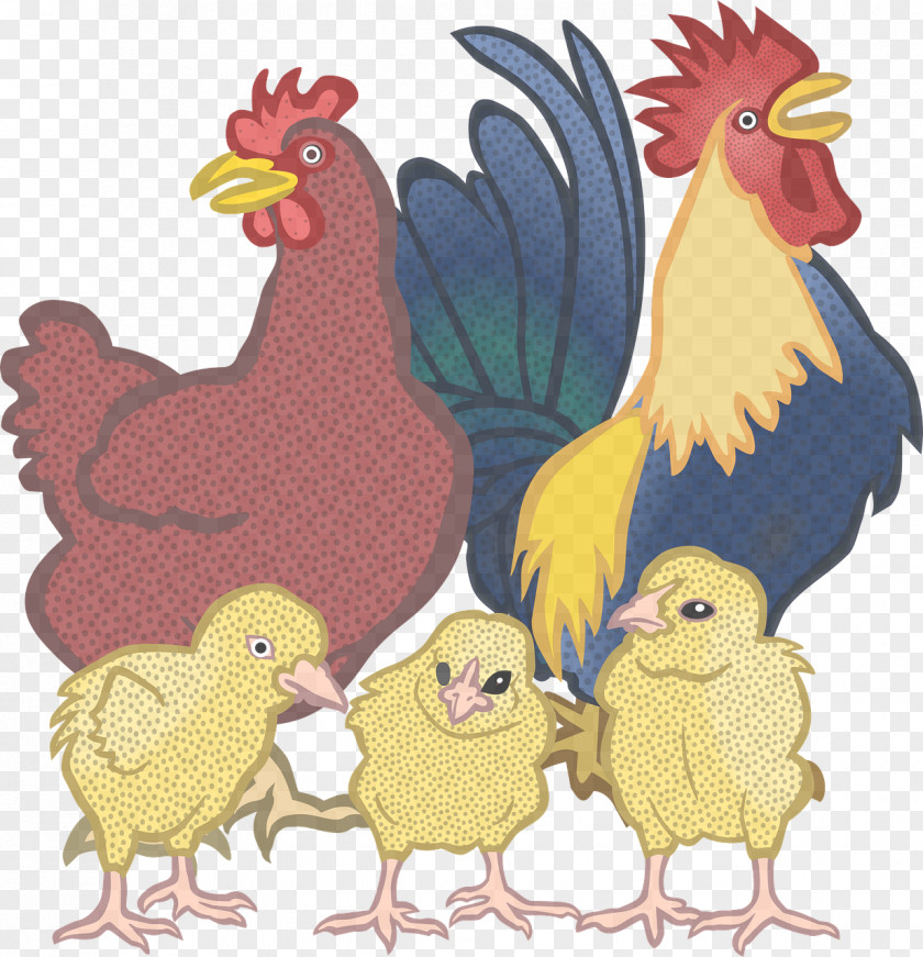 Beak Comb Chicken Rooster Bird Cartoon Fowl PNG