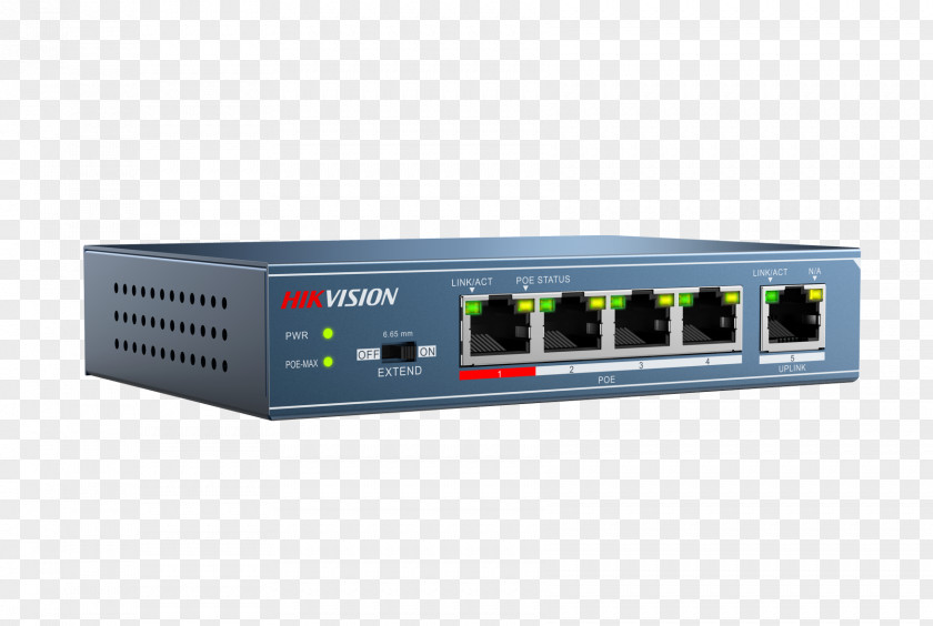 Camera Power Over Ethernet Hikvision Network Switch Video Recorder PNG