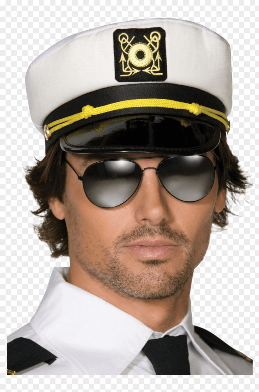 Captain Sailor Cap Costume Party Hat PNG