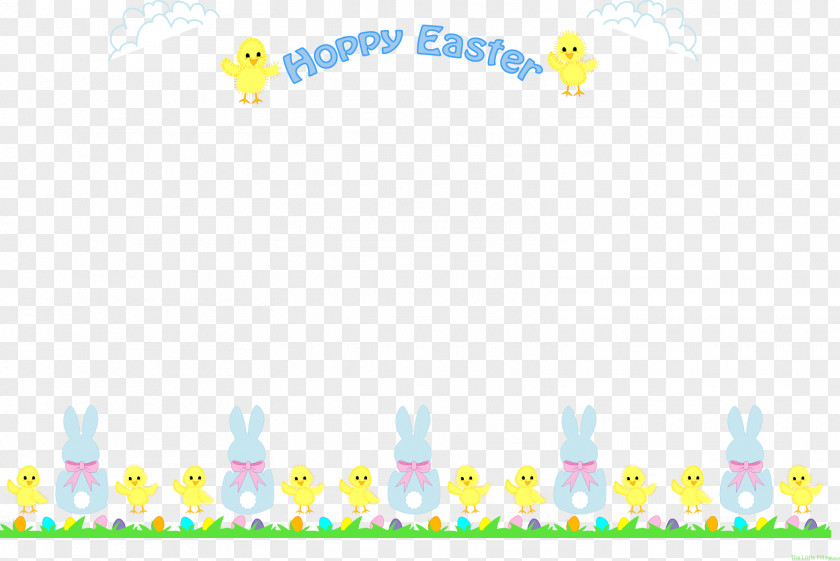 Easter Border Bunny Picture Frames Clip Art PNG