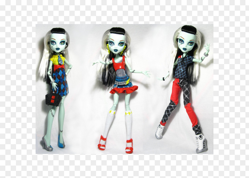 High Fashion Frankie Stein Doll Monster Toy PNG