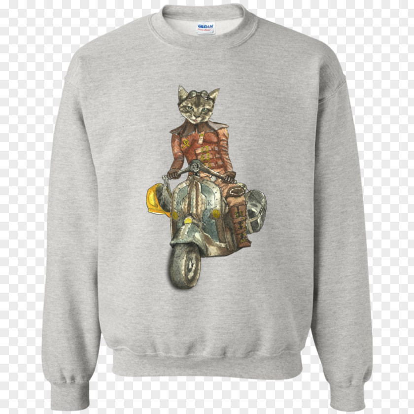 Retro Scooter T-shirt Hoodie Sweater Clothing PNG