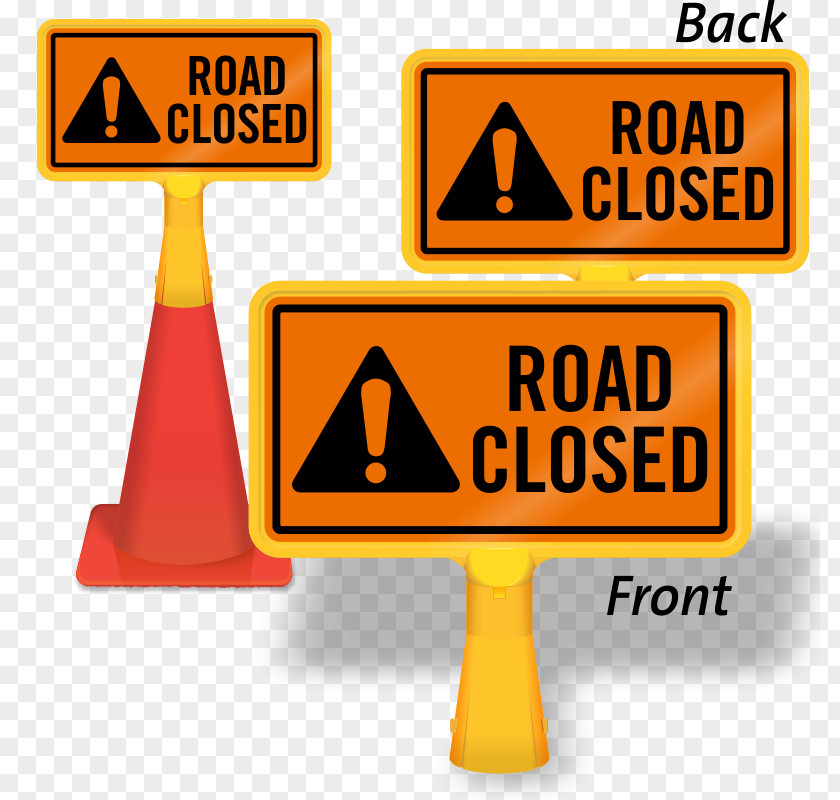 Road Traffic Sign Roadworks Sidewalk PNG