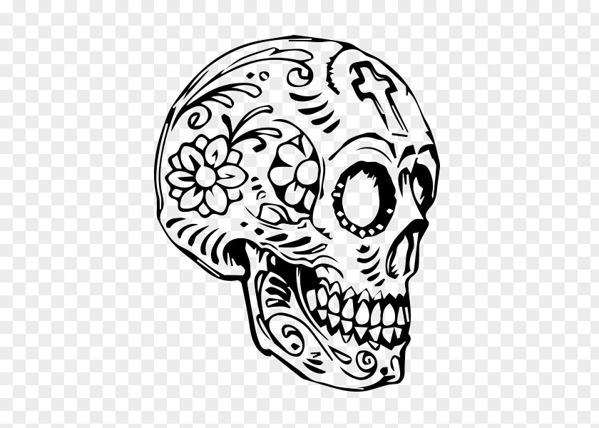 Skull Calavera Drawing Literary Calaverita Clip Art PNG