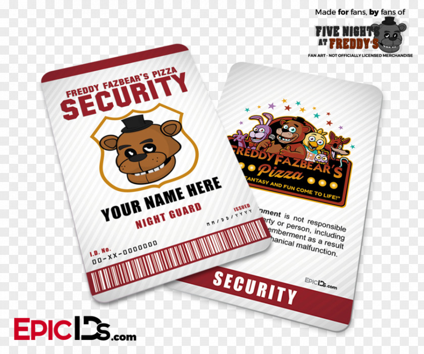 Badge Mockup Freddy Fazbear's Pizzeria Simulator Five Nights At Freddy's Pizza Game Petit Four PNG