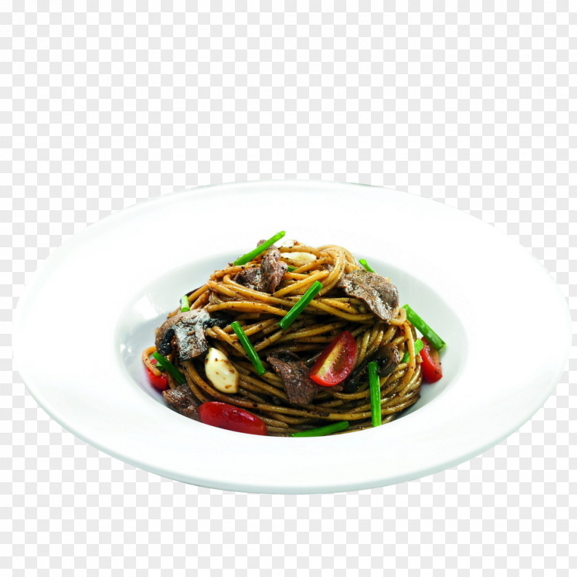 Italy Black Pepper Beef Pasta Spaghetti Alla Puttanesca Fried Noodles Chinese PNG