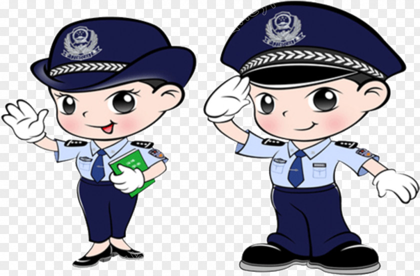 Police Cartoon Traffic Officer Clip Art PNG