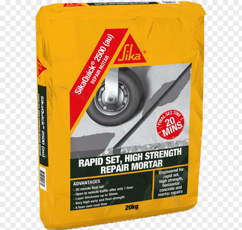 Quick Repair Mortar Concrete Sika AG Construction Product PNG