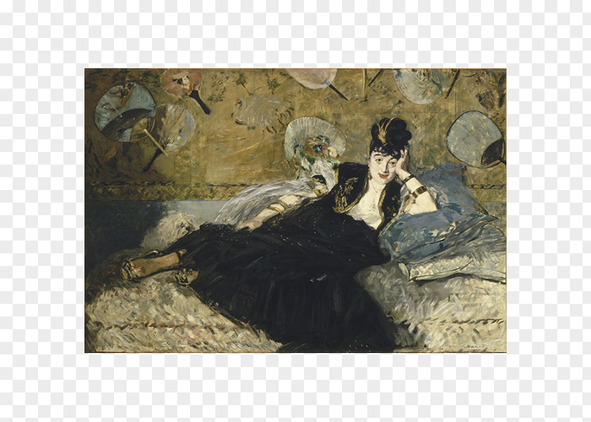 Woman With A Parasol Madame Monet And Her Son The Lady Fans, Portrait Of Nina De Callias Argenteuil Musée D'Orsay Oil Painting Reproduction Impressionism PNG