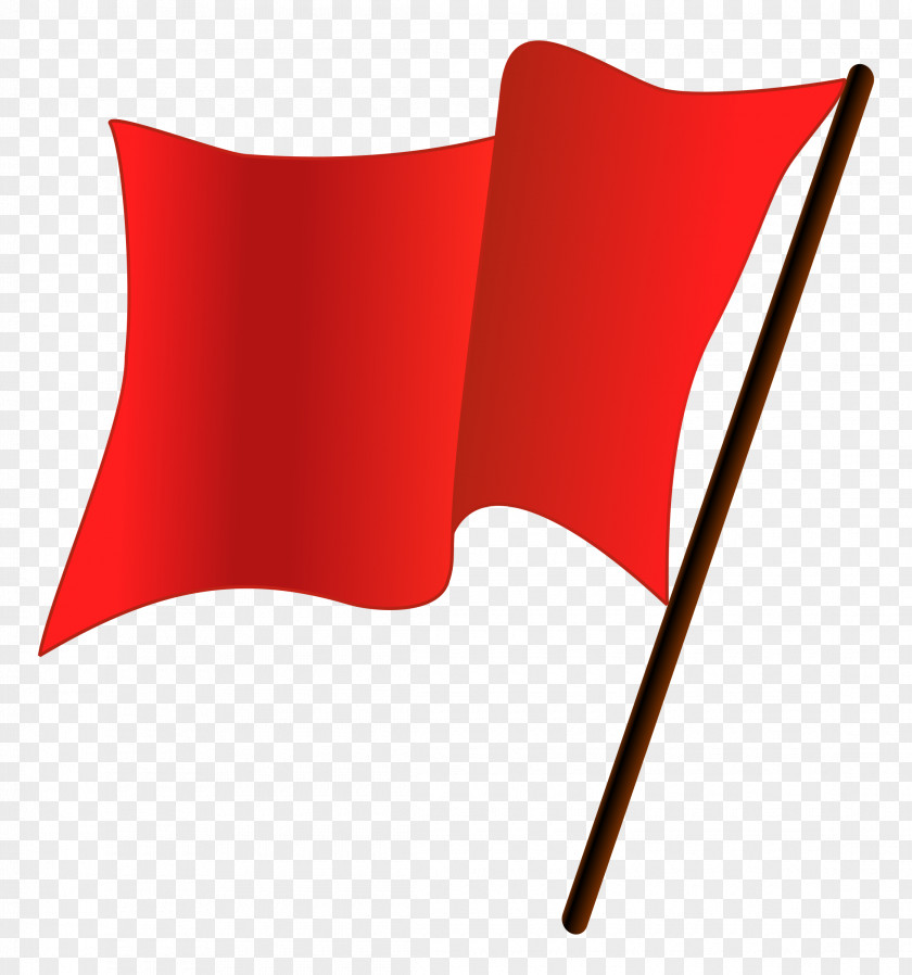 Carmine Red Flag Library Cartoon PNG