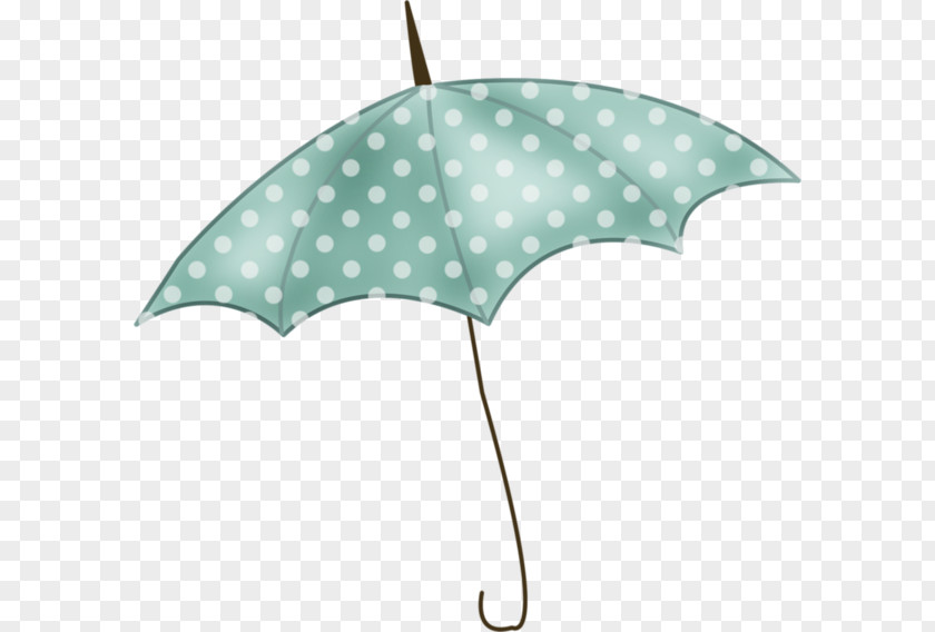 Hand-painted Dot Umbrella PNG