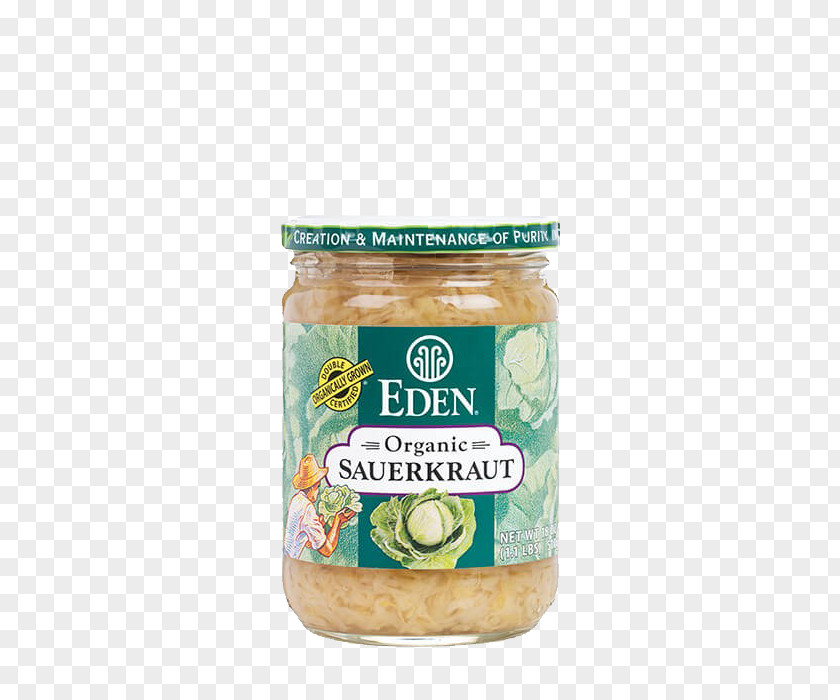 Organic Food Items Condiment Eden Foods Inc. Sauerkraut PNG