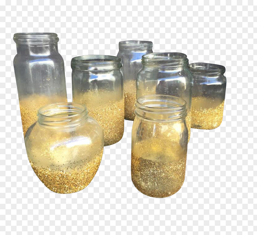 Silver Glitter Chandeliers Mason Jar Glass Bottle Canning PNG