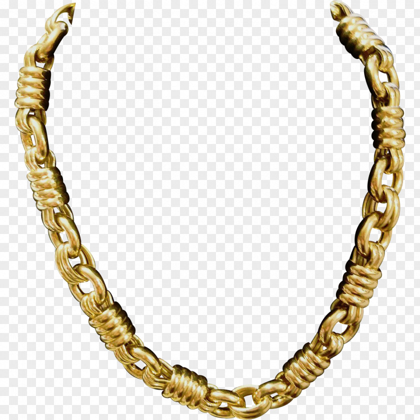 Necklace Figaro Chain Jewellery Gold PNG