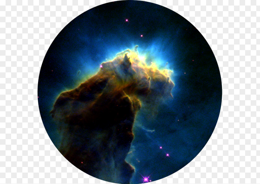 Star Pillars Of Creation Eagle Nebula Hubble Space Telescope Molecular Cloud PNG