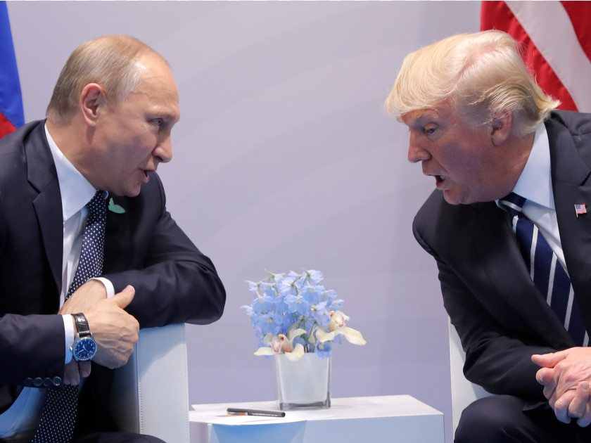 Vladimir Putin Donald Trump White House Russia 2017 G20 Hamburg Summit PNG