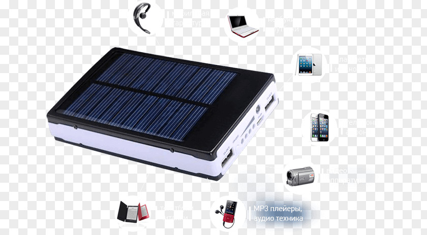 Battery Charger Solar Panels Electric Baterie Externă PNG