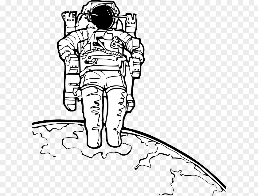 Cartoon Astronaut Drawing Space Suit Clip Art PNG