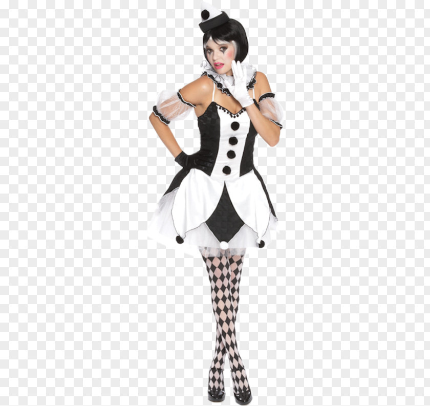 Clown Halloween Costume Harlequin Party PNG