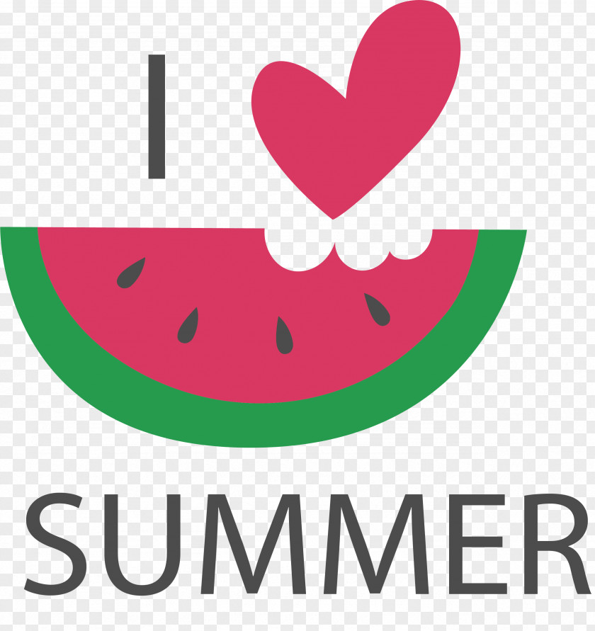 Love Watermelon Summer Poster Crookhaven Student Logo PNG