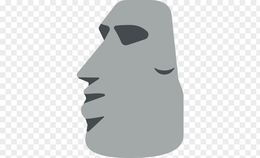 Emoji Moai Text Messaging Sticker Statue PNG