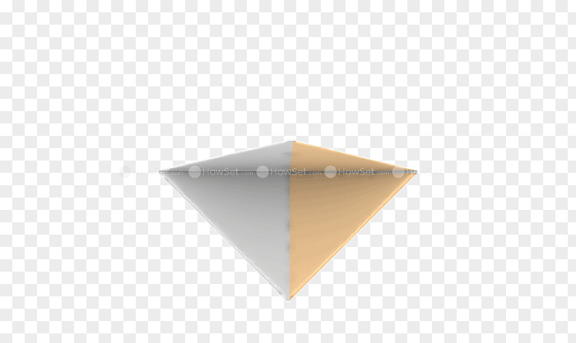 Origami Crane Triangle PNG