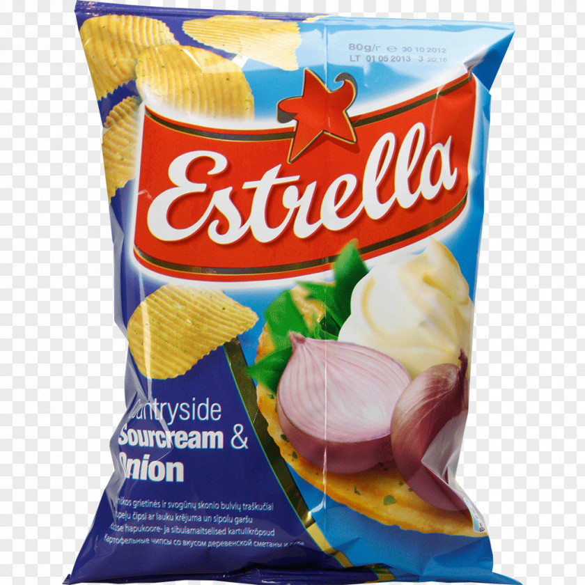 Potato Chip Cream Vegetarian Cuisine Estrella Flavor PNG